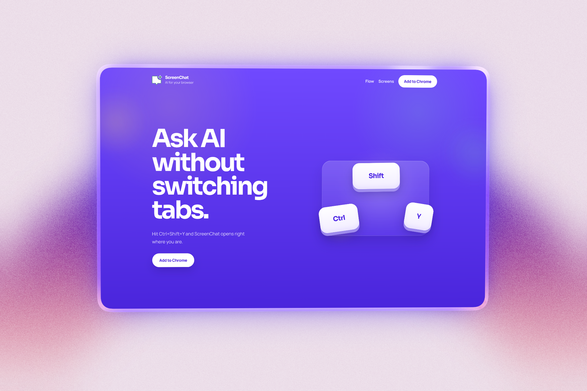 ScreenChat browser extension preview