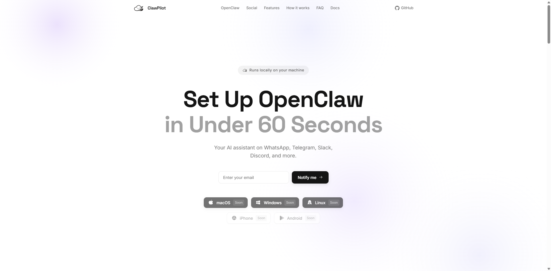 ClawPilot - AI Assistant Management